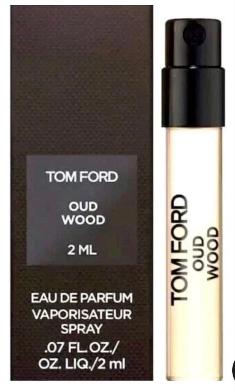 NEW Tom Ford Oud Wood Eau de Parfum EDP Spray, Sample Gym Size 0.07oz/2mL